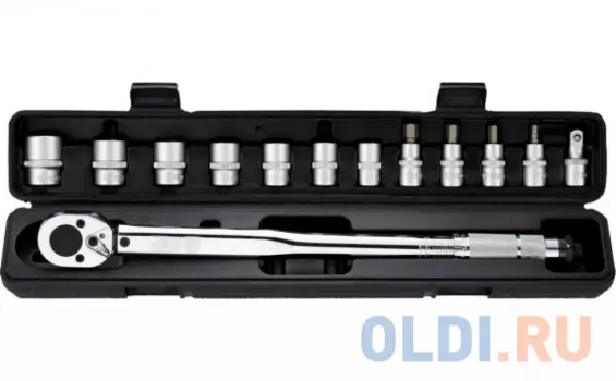 Ключ динамометрический BERGER BG-13STW с набором головок 13пр. 1/2 28-210Нм