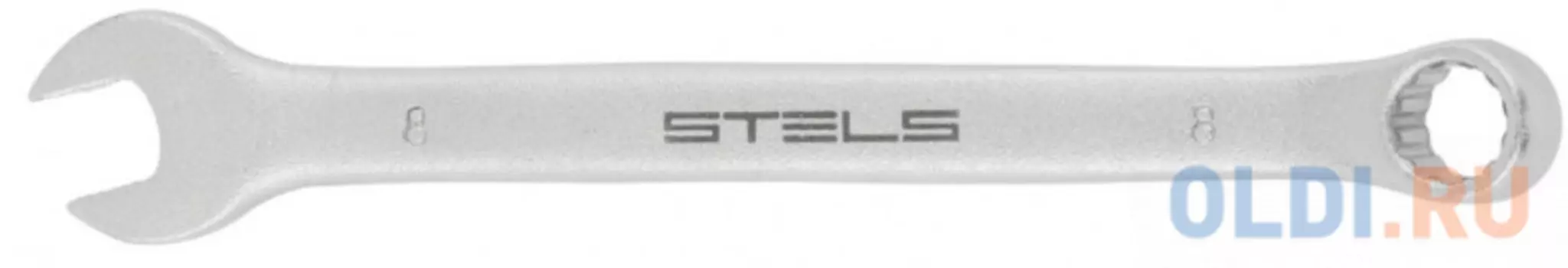 Ключ комбинированный, 10 мм, CrV, матовый хром// Stels