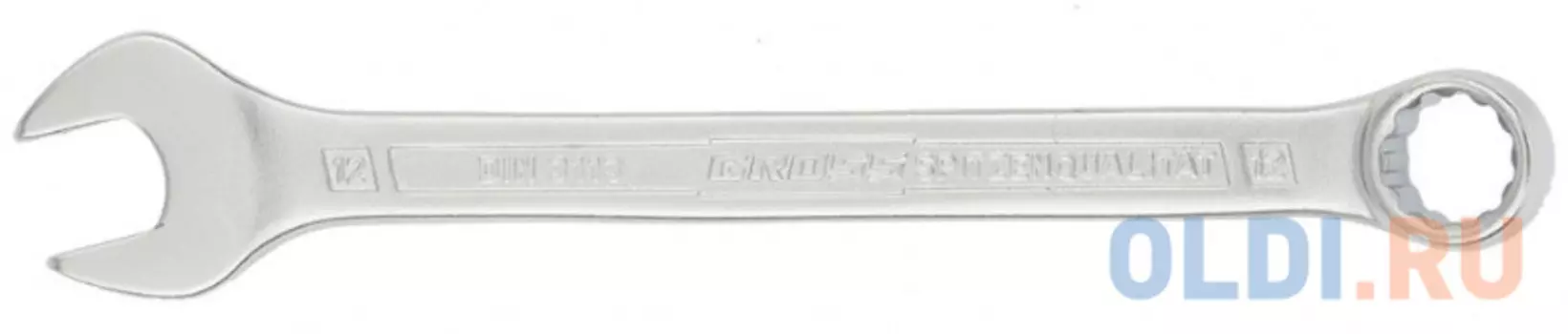 Ключ комбинированный 12 мм, CrV, холодный штамп // Gross