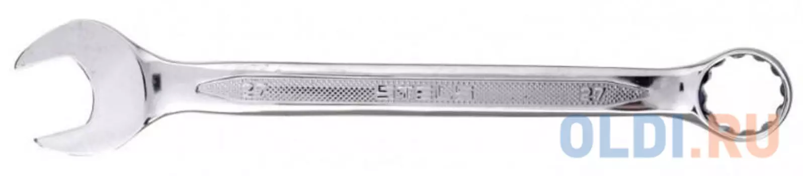 Ключ комбинированный, 27 мм, CrV, антислип// Stels