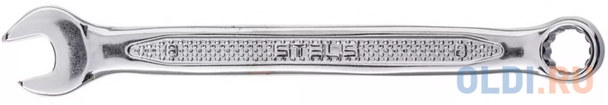 Ключ комбинированный, 8 мм, CrV, антислип// Stels