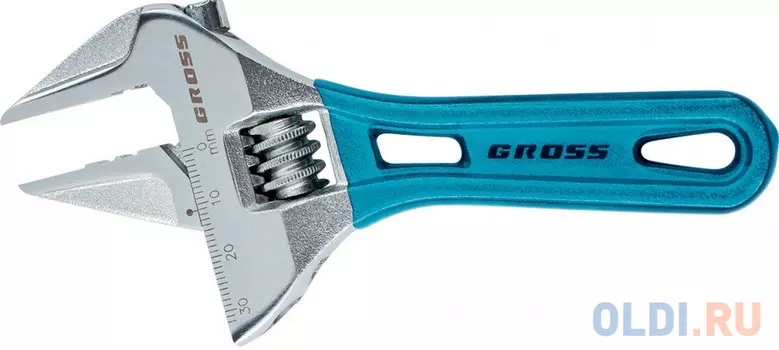 Ключ разводной GROSS 15565 (0 - 20 мм) 140 мм