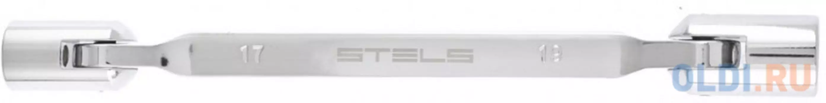 Ключ шарнирный 17х19 мм, CrV, 12 гран. // Stels