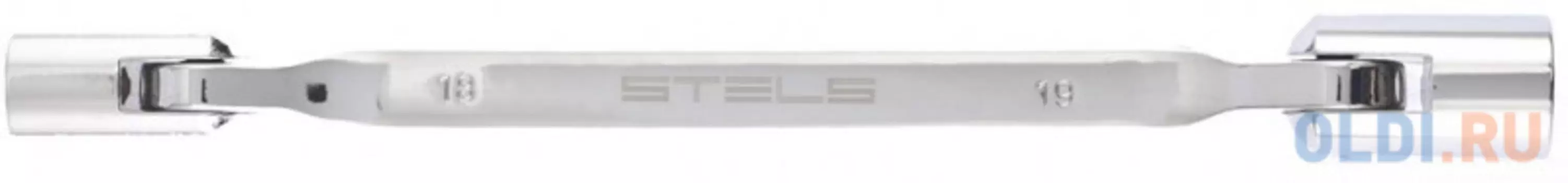 Ключ шарнирный 18х19 мм, CrV, 12 гран. // Stels