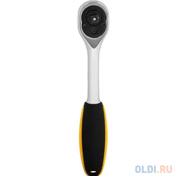 Ключ-трещотка Deli DL2323 1/4 Размер: 150 мм. Двухкомпонентная трещотка, 45 T (зубья), шестерня Cr-Mo, быстросъемная.