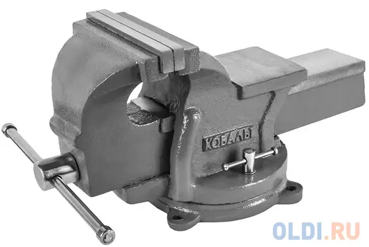 КОБАЛЬТ Тиски слесарные поворотные КОБАЛЬТ стальные 248-986