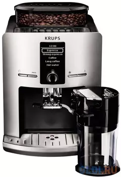 Кофемашина Krups EA829E10 1450 Вт серебристо-черный