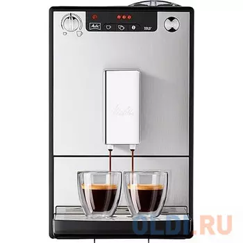 Кофемашина Melitta Caffeo E950-111 Solo 1400Вт серебристый