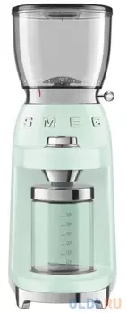 Кофемолка,SMEG CGF01PGEU, пастельный зеленый