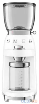 Кофемолка,SMEG CGF01WHEU , белый