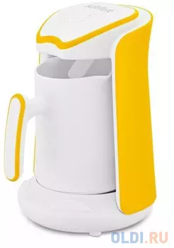 Кофеварка KITFORT КТ-7133-3 600 Вт белый желтый