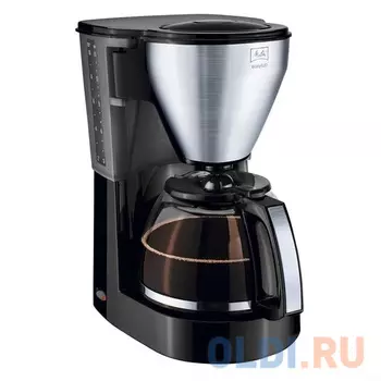 Кофеварка Melitta EasyTop Steel (218738) 850 Вт серебристо-черный
