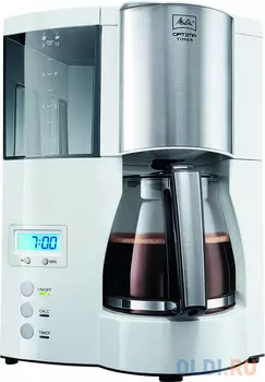 Кофеварка MELITTA Optima Glass Timer белая
