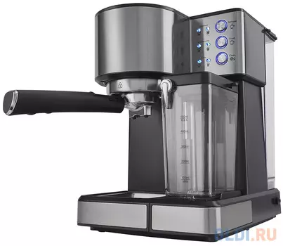 Кофеварка Polaris PCM 1536E 1350 Вт нержавеющая сталь черный