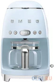 Кофеварка Smeg DCF02PBEU 1050 Вт пастельный голубой