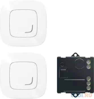 Коллекция умных устройств Valena Allure with NETATMO. Пакет для управления освещением c 2х мест. Микромодуль реле 300 Вт 240В + два умных беспроводных