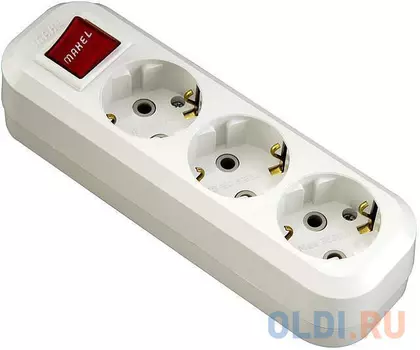 Колодка Makel MGP211 3 розетки