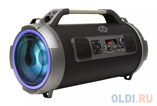 Колонка порт. Digma S-37 черный 30W 1.0 BT/USB (SP3730B)