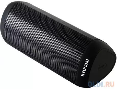 Колонка порт. Hyundai H-PAC360 черный 7W 1.0 BT/3.5Jack/USB 10м
