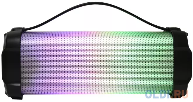 Колонка порт. Hyundai H-PAC400 черный 12W 1.0 BT/3.5Jack/USB 10м