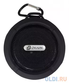 Колонка порт. Oklick OK-15 черный 3W 1.0 BT/USB 300mAh