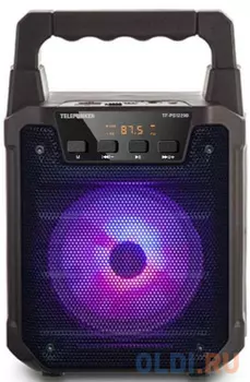 Колонка порт. Telefunken TF-PS1229B черный 8W 1.0 BT/3.5Jack/USB 1200mAh (TF-PS1229B(ЧЕРНЫЙ))