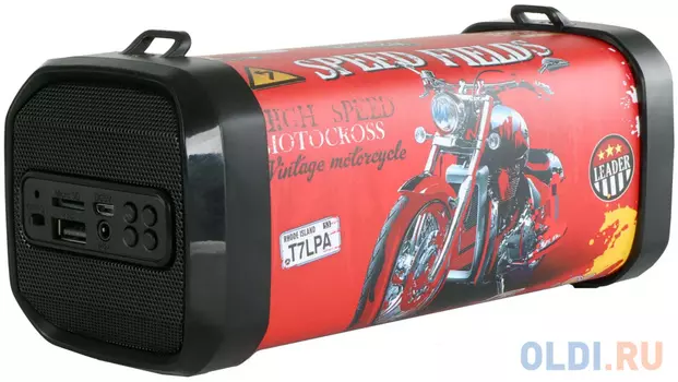 Колонка порт. Telefunken TF-PS1240B черный 6W 1.0 BT/3.5Jack/USB (TF-PS1240B(SPEED FIELDS))