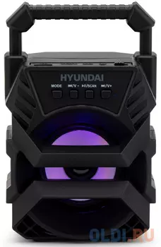 Колонка портативная Hyundai H-PS1000, 9Вт, черный