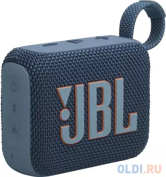 Колонка портативная JBL GO 4 Blue [4.2 Вт, Bluetooth 5.3, Время работы - 7 ч.]