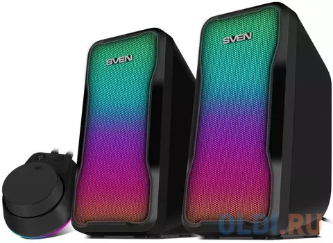 Колонки 2.0 Sven SV-020927 Черный