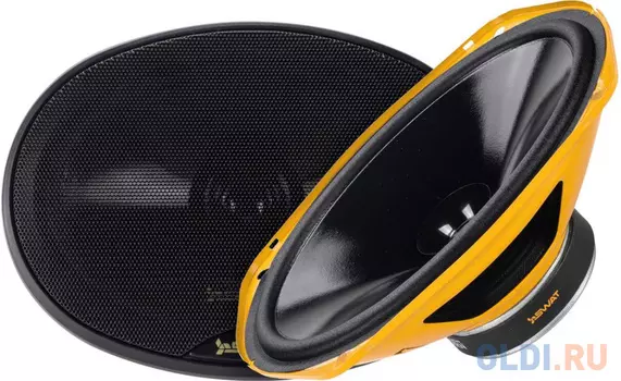 Колонки автомобильные Swat SP-H69v2 280Вт 90дБ 4Ом 15x23см (6x9дюйм) (ком.:2кол.) широкополосные однополосные