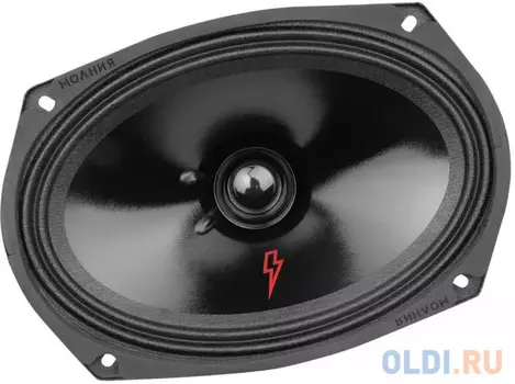 Колонки автомобильные Ural Молния АС-МЛ69 (без решетки) 200Вт 94дБ 4Ом 15x23см (6x9дюйм) (ком.:2кол.) широкополосные однополосные
