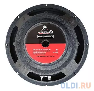 Колонки автомобильные Ural Molot AS-M250 (без решетки) 300Вт 94дБ 4Ом 13см (5дюйм) (ком.:2кол.) широкополосные однополосные
