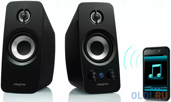 Колонки Creative T15 Wireless 18 Вт черный 51MF1670AA000