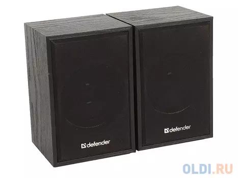 Колонки DEFENDER SPK-250 2.0 black (2x4 Вт, USB пит, раз. д. науш.)