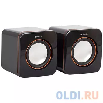 Колонки DEFENDER SPK-530 BLACK USB 2x2W USB интерфейс