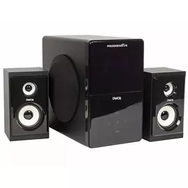 Колонки Dialog Progressive AP-220 BLACK - 2.1, 30W+2*12W RMS, USB+SD reader