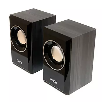 Колонки Dialog Stride AST-15UP BLACK - 2.0, 6W RMS, черные, питание от USB