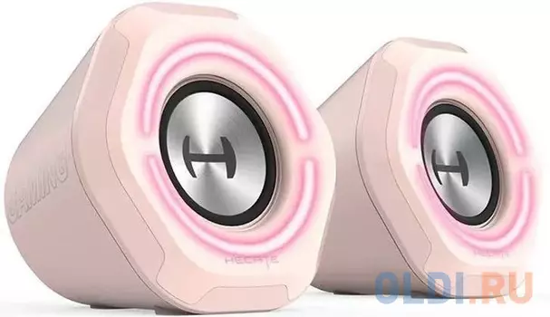 Колонки Edifier G1000 2.0 розовый 10Вт BT