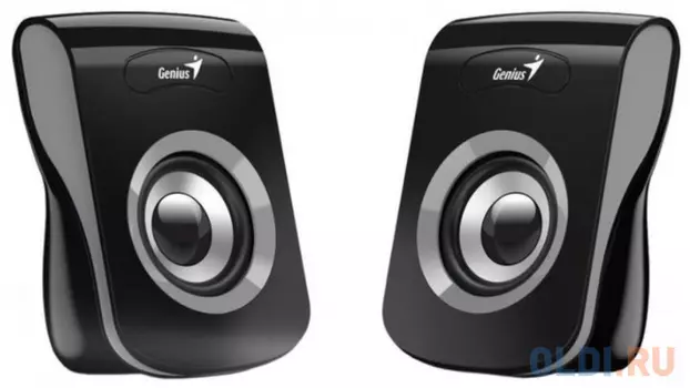 Колонки Genius SP-Q180 2.0 Черный Серый 31730026400