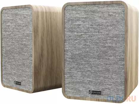 Колонки Оклик OK-417A 2.0 св.дерево 40Вт BT