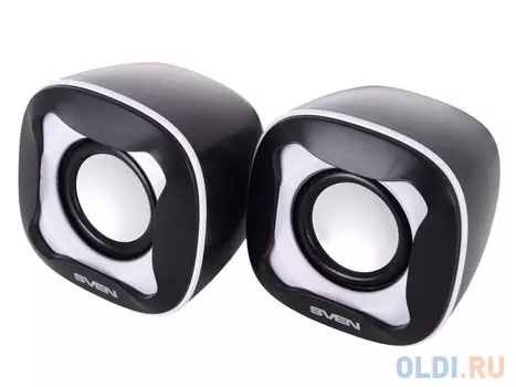 Колонки Sven 170 Black White USB, 2.0, мощность 2x2,5 Вт(RMS)