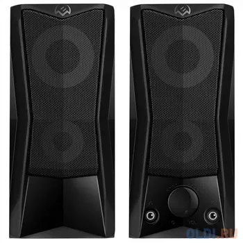 Колонки Sven 445, чёрный, USB, 2.0,2x3 Вт(RMS), подсветка