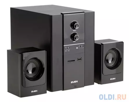 Колонки Sven MS-1820 2х11 + 18 Вт черный