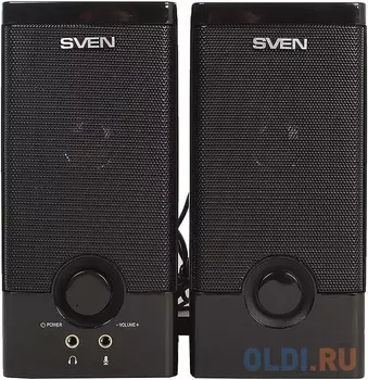 Колонки Sven SPS-603 Black чёрный, 2.0, USB, мощность 2x3 Вт(RMS)