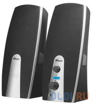 Колонки TRUST 2.0 MiLa black (10Вт,3,5mini-jack)