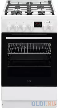 Комбинированная плита AEG CKR56401BW белый