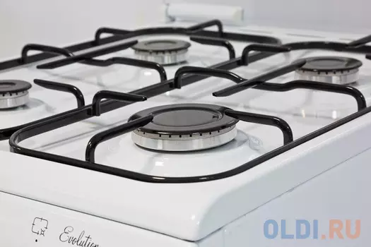 Комбинированная плита De Luxe 5040.21гэ ЧР белый