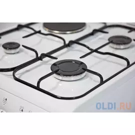 Комбинированная плита De Luxe 506031.01гэ белый