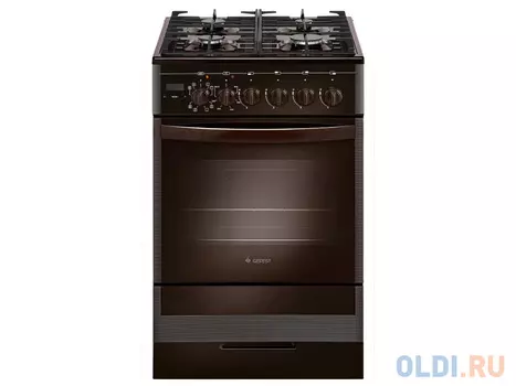 Комбинированная плита Gefest ПГЭ 5502-03 0045 коричневый
